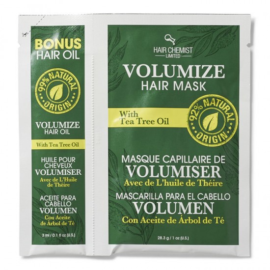 Hair Chemist Volumize  Mάσκα & Hair Oil  Travel Pack Tea για όγκο σε αδύναμα μαλλιά  Tree  - 3816553 