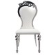Luxury Chair Mirror Stainless Steel Like a Princess Pure white - 6920014 MAKE UP FURNITURES