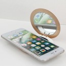 USB Round compact Power Bank Led makeup mirror gold 9cm - 6900161 BEAUTY & STORAGE  BOXES