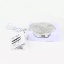 USB Round compact Power Bank Led makeup mirror silver 9cm - 6900162 BEAUTY & STORAGE  BOXES