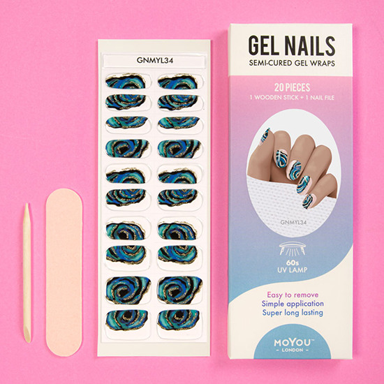Gel Strips Semi-Cured Nail Wraps - 9200034