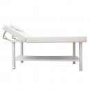 Premium κρεβάτι μασάζ & αισθητικής Metal White Extra Comfort-8600004 FREE SHIPPING
