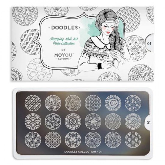 Image plate doodles 01 - 113-DOODLES01 DOODLES