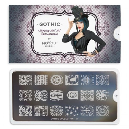 Image plate gothic 12 - 113-GOTHIC12 GOTHIC