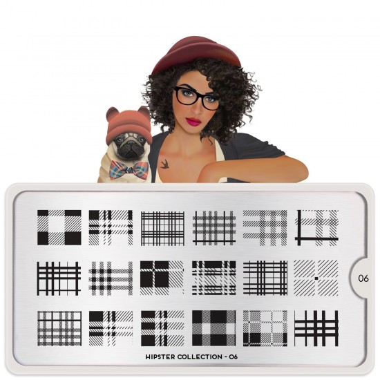 Image plate hipster 06 - 113-HIPSTER06 HIPSTER