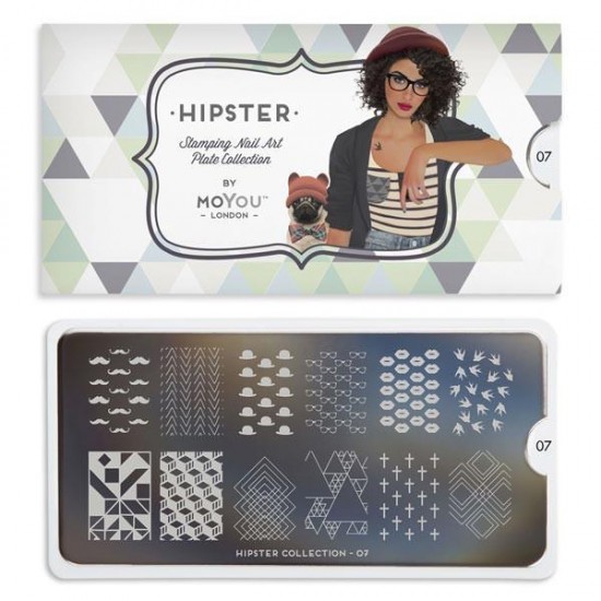 Image plate hipster 07 - 113-HIPSTER07 HIPSTER