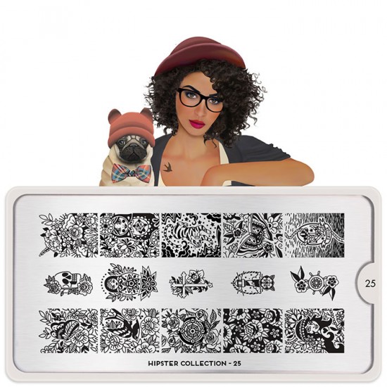 Image plate hipster 25 - 113-HIPSTER25 HIPSTER