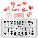 Image plate Love is... 12 - 113-LOVEIS12 LOVE IS... 