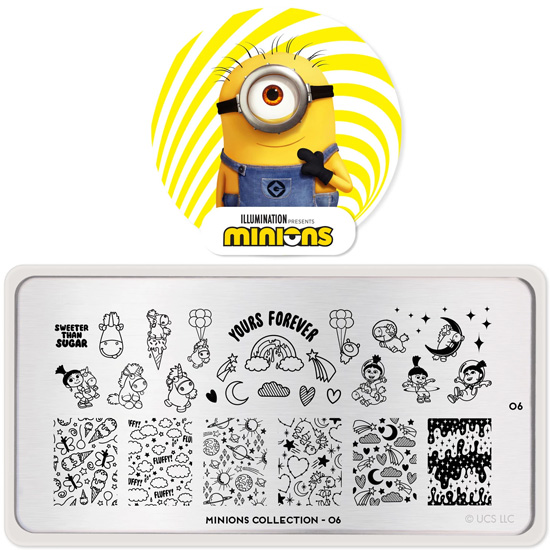 Image plate Minions 06 - 113-MINIONS06 NEW ARRIVALS