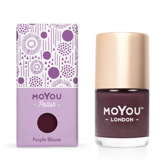 Color nail polish Purple Blouse 9ml - 113-MN162 ALL NAIL POLISH CATEGORIES-MOYOU