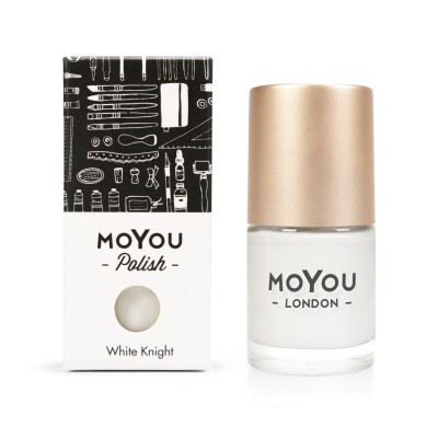 Color nail polish white knight 15ml - 113-MNB014