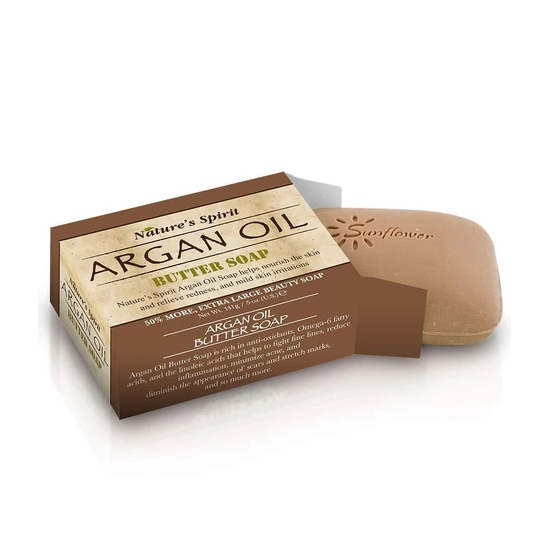 Nature’s Spirit Θρεπτικό σαπούνι με Argan oil 141gr - 1241735 ORIGINAL AFRICAN BLACK & BUTTER SOAPS FOR FACE & BODY