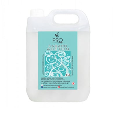Επαγγελματικό ασετόν καθαρό  4000ml - 4001305