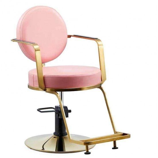 Καρέκλα Κομμωτηρίου Styling light Pink Gold - 6990102 ΚΑΡΕΚΛΕΣ ΚΟΜΜΩΤΗΡΙΟΥ 