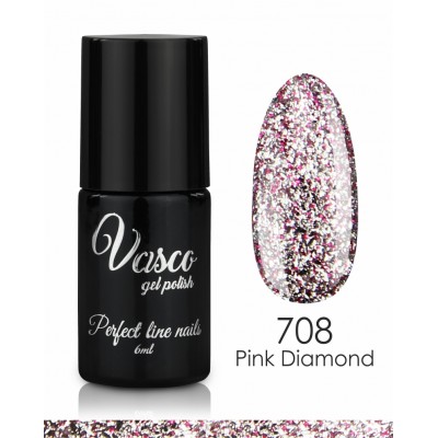 Vasco platinum chic 708 ημιμόνιμο βερνίκι pink diamond 6ml - 8110708
