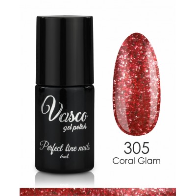 Vasco shine & shade 305 ημιμόνιμο βερνίκι coral glam 6ml - 8110305