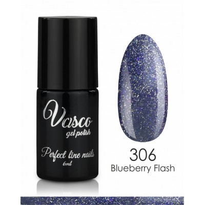 Vasco shine & shade 306 ημιμόνιμο βερνίκι blueberry flash 6ml - 8110306
