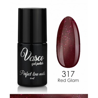 Vasco shine & shade 317 ημιμόνιμο βερνίκι red glam 6ml - 8110317